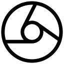Icon of the Google Chrome logo.